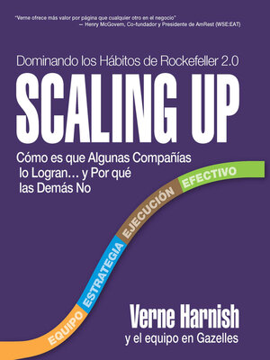 cover image of Scaling Up (Dominando los Hábitos de Rockefeller 2.0)